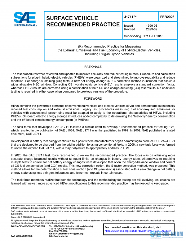 SAE J 1711 Series PDF