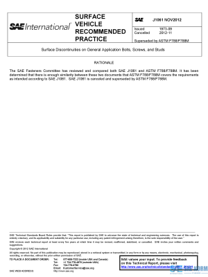 SAE J 1061 Series PDF