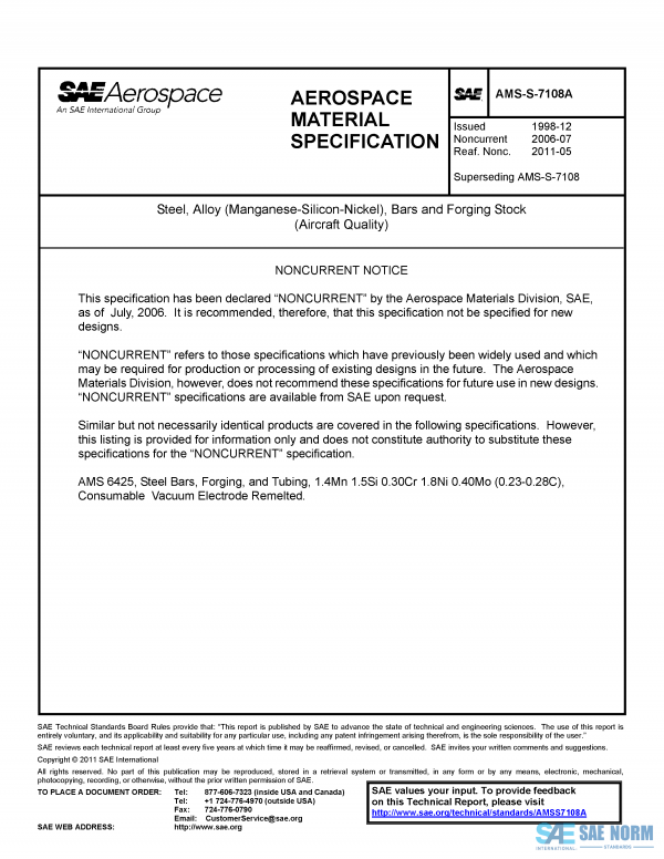 SAE AMSS 7108 Series PDF