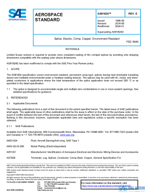 SAE AS 81824 Series PDF