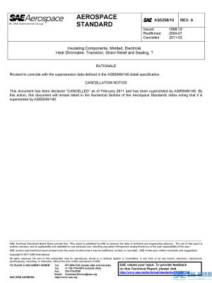 SAE AS 5258/10 Series PDF