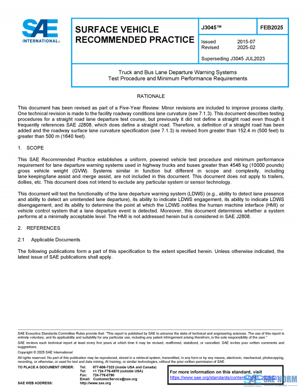 SAE J 3045 Series PDF
