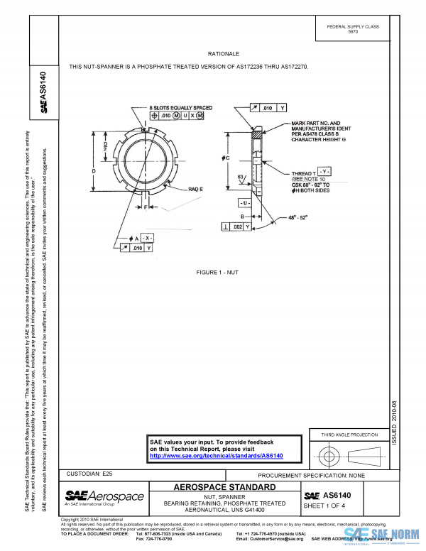 SAE AS 6140 Series PDF