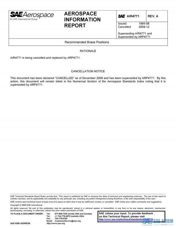 SAE AIR 4771 Series PDF