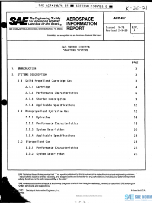 SAE AIR 1467 Series PDF