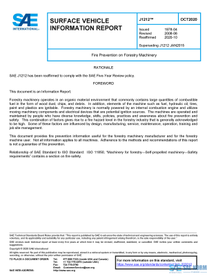 SAE J 1212 Series PDF