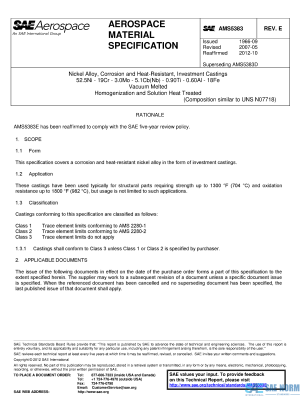 SAE AMS 5383 Series PDF