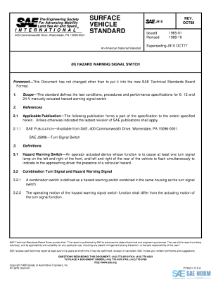 SAE J 910 Series PDF