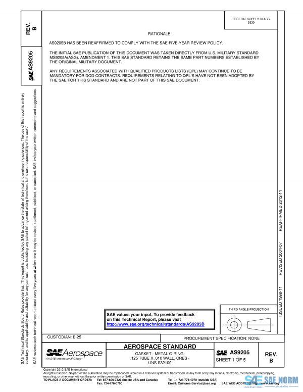 SAE AS 9205 Series PDF