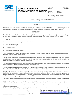 SAE J 1390 Series PDF
