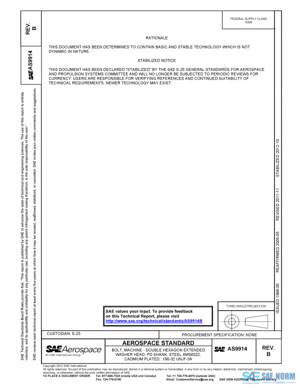 SAE AS 9914 Series PDF