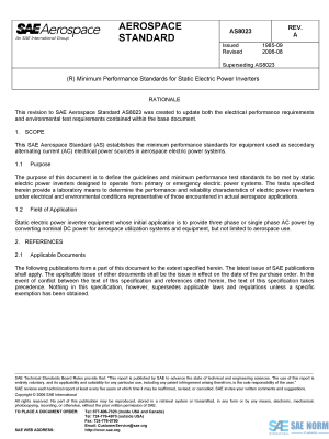SAE AS 8023 Series PDF