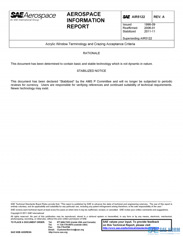 SAE AIR 5122 Series PDF
