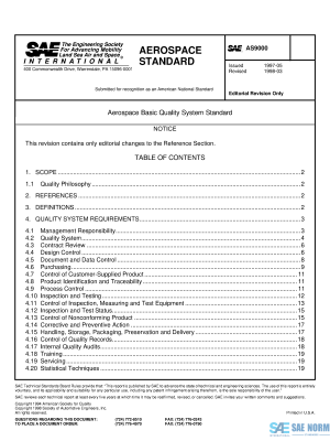 SAE AS 9000 Series PDF