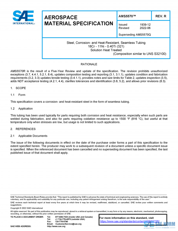 SAE AMS 5570 Series PDF