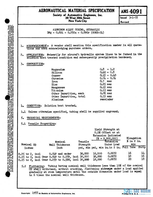 SAE AMS 4091 Series PDF