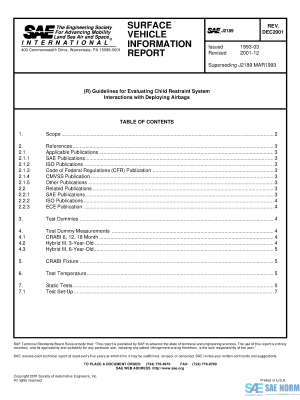 SAE J 2189 Series PDF