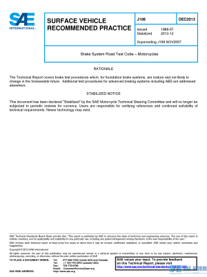 SAE J 108 Series PDF