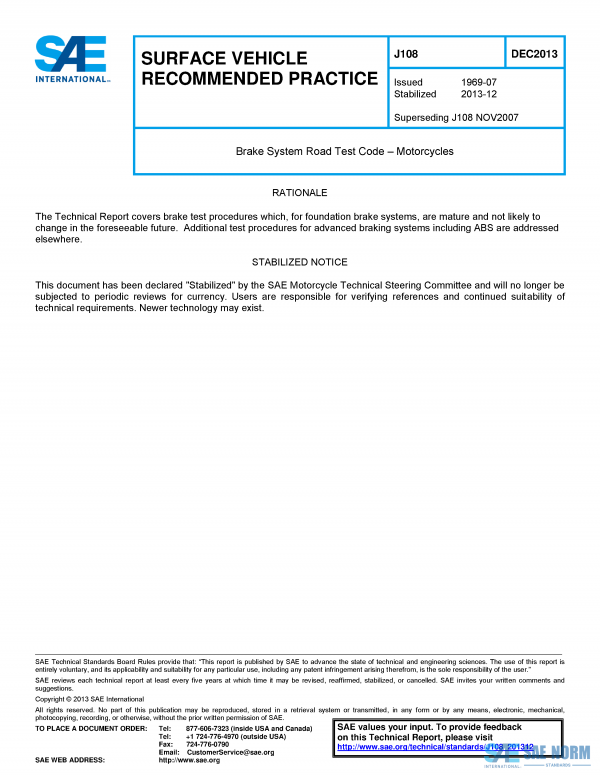 SAE J 108 Series PDF