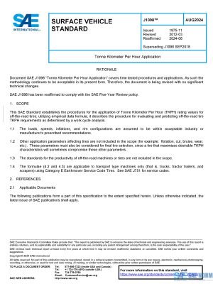 SAE J 1098 Series PDF
