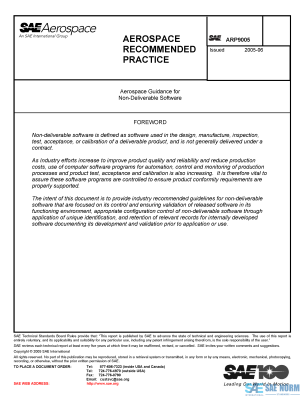 SAE ARP 9005 Series PDF