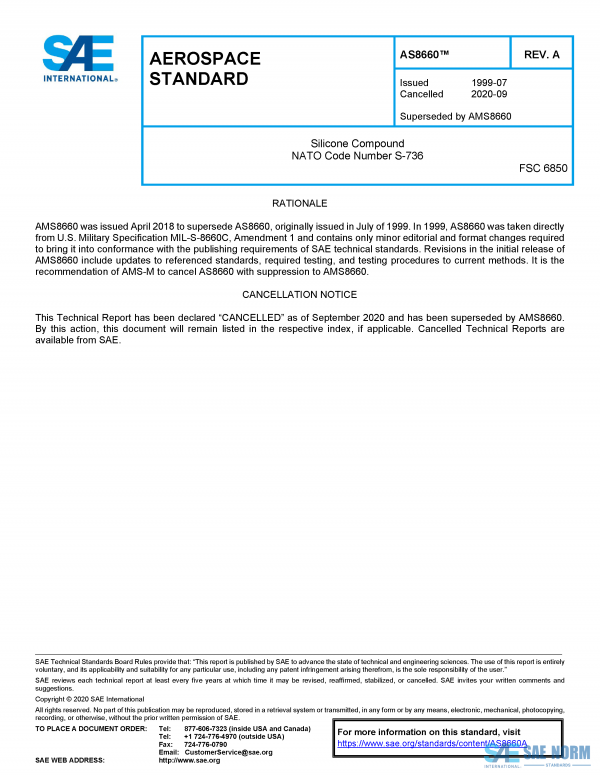 SAE AS 8660 Series PDF