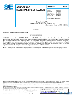 SAE AMS 6462 Series PDF