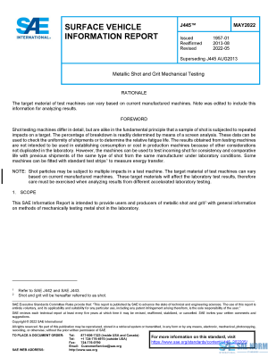 SAE J 445 Series PDF