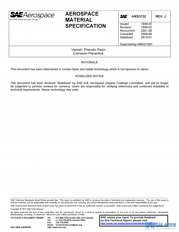 SAE AMS 3132 Series PDF