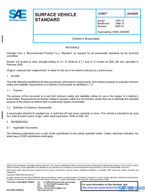 SAE J 1038 Series PDF
