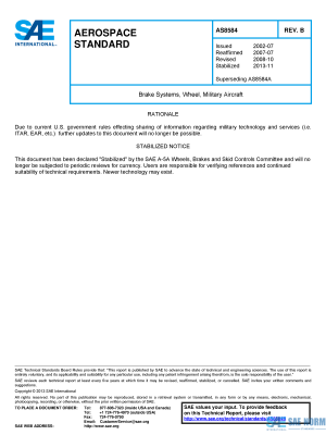 SAE AS 8584 Series PDF