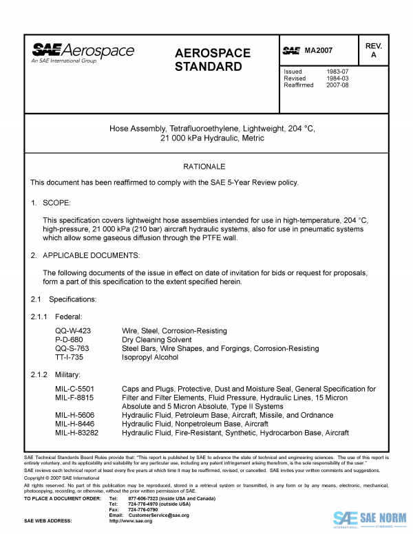 SAE MA 2007 Series PDF