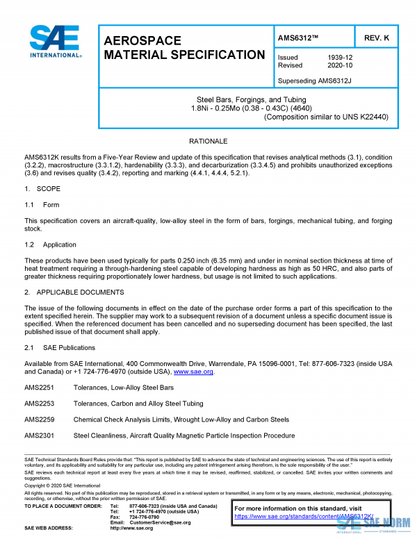 SAE AMS 6312 Series PDF