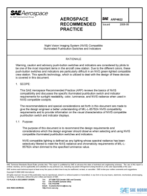 SAE ARP 4822 Series PDF
