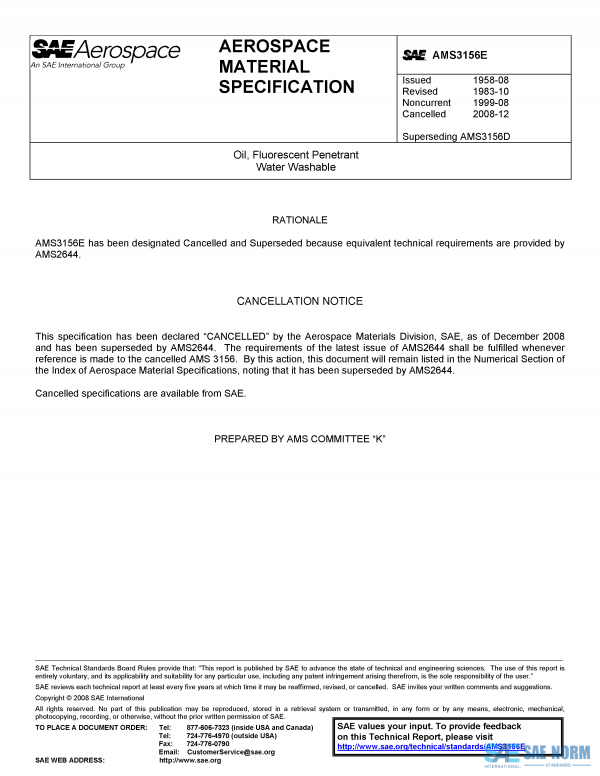 SAE AMS 3156 Series PDF