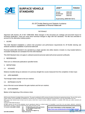 SAE J 2608 Series PDF