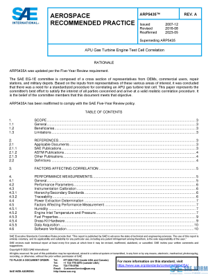 SAE ARP 5435 Series PDF
