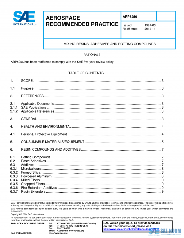 SAE ARP 5256 Series PDF