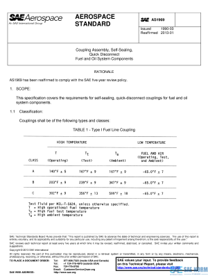 SAE AS 1969 Series PDF