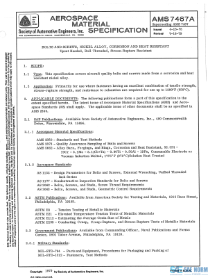 SAE AMS 7467 Series PDF