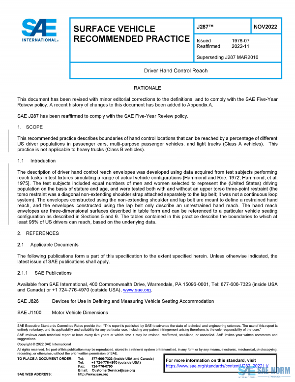 SAE J 287 Series PDF