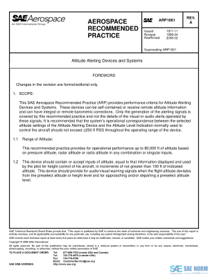 SAE ARP 1061 Series PDF