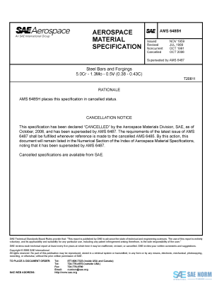 SAE AMS 6485 Series PDF