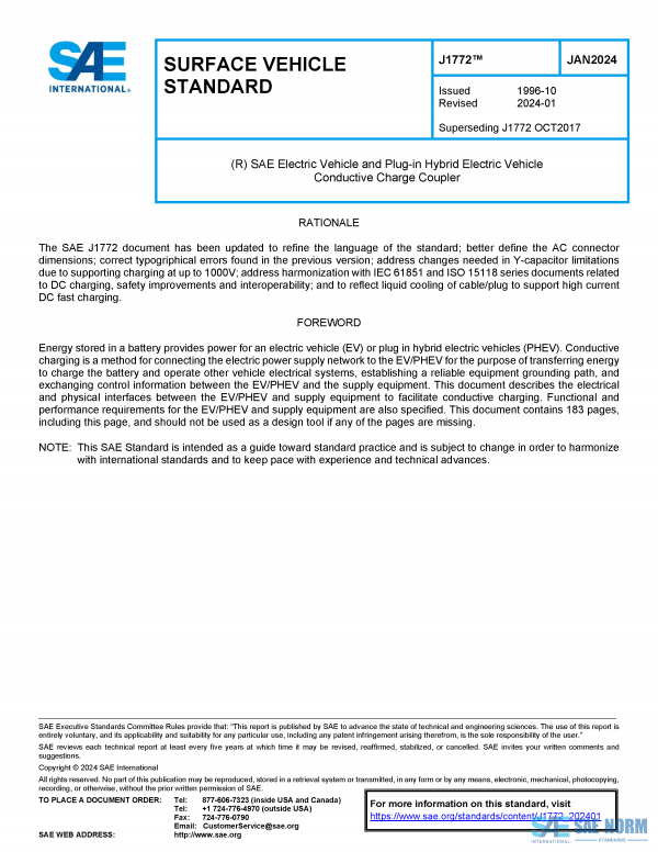 SAE J 1772 Series PDF