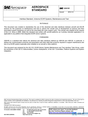 SAE AS 6165 Series PDF
