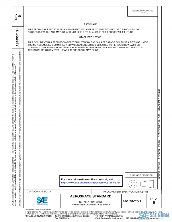 SAE AS 1895/21 Series PDF