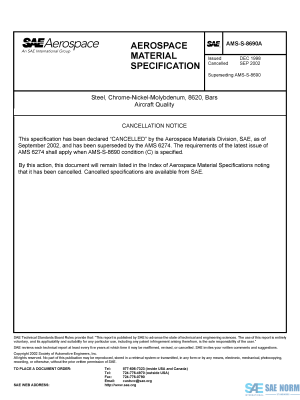 SAE AMSS 8690 Series PDF