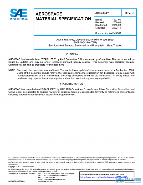 SAE AMS 4304 Series PDF