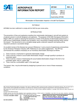 SAE AIR 1662 Series PDF