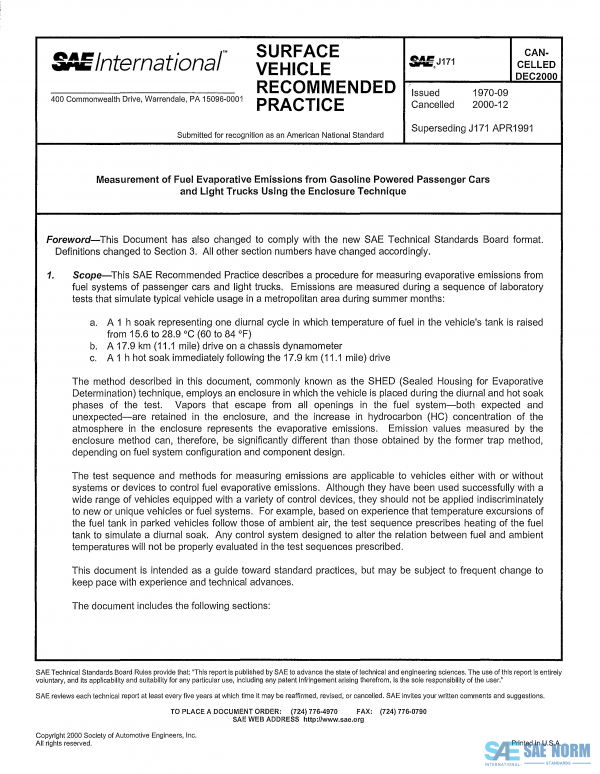 SAE J 171 Series PDF